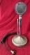 AstAtic D-104 Lollipop Ham Microphone 4 Pin T-UG8 Stand Silver Untested W/ tags
