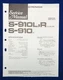 Original Pioneer S-910 / Speaker System Service Manual Original Pioneer S-910 / Speaker System Service Manual