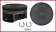 020 Over Coated Flat Top Pistons Set for 2002-2008 Chevrolet LS2 LQ4 LQ9 6.0L