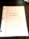 Bose 901 Vintage Speakers INSTALLATION AND OPERATION MANUAL VERY RARE DOCUMENT