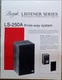 BOZAK LS-250A Speaker brochure (Original) BOZAK LS-250A Speaker brochure (Original)