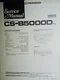 Pioneer CS-B5000D XC  Service Manual  Speaker System Original