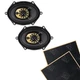 Jensen JS68T 5x7/6x8" Triaxial Coaxial Car Speakers + Sound Damping