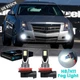 For 2008-2013 2014 Cadillac CTS Sedan - 2x H11 LED Fog Driving Light Bulbs 6000K
