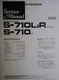 Pioneer S-710 S-710L S-710R Service Manual Speaker System Photocopy Pioneer S-710 S-710L S-710R Service Manual Speaker System Photocopy