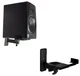Pair Wall Mount Swivel Brackets For Acoustic Audio PSS-52 Bookshelf Speakers Pair Wall Mount Swivel Brackets For Acoustic Audio PSS-52 Bookshelf Speakers