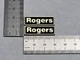 Rogers LS 3/5A Speaker Badge Logo Emblem Premium Gold Pair 