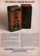 Koss -  CM 1020 Speakers - Original Magazine Ad - 1978