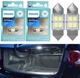 Philips Ultinon LED Light DE3175 White 6000K Two Bulbs Trunk Cargo Replace Lamp
