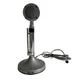 Vintage Astatic D-104 Lolipop Microphone with Stand Made In USA CB Ham Radio