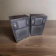 Vintage Aesthetic Soundesign Acoustic Dynamics 0617GC Speakers Pair Black Vintage Aesthetic Soundesign Acoustic Dynamics 0617GC Speakers Pair Black