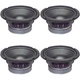 NEW (4) 6.5" Woofer Speakers 6-1/2" 8ohm six half inch polk sda SRS 1.2 TL LOT
