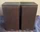 KLH 911B 2-Way Bookshelf Stereo Speakers - Black - 2 Pieces 100W Tested