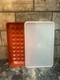 Vintage Tupperware Deli Meat Keeper 1292-8 Paprika Red w/ Lid Made in USA