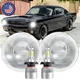 Pair Fit 1965 -1973 Ford Mustang 7 Inch Round Led Headlights Hi/Lo Beam Pair Fit 1965 -1973 Ford Mustang 7 Inch Round Led Headlights Hi/Lo Beam