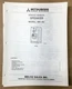 Mitsubishi MS-40 Speaker Service Manual *Original*
