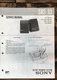 Sony SRS-33 Speaker Service Manual *Original* Sony SRS-33 Speaker Service Manual *Original*