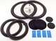 McIntosh XR16 XR-16 - Both 8" & 12" Refoam Speaker Repair Kit w/ Shims & Caps!
