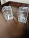 Laser Etched 3D Cube Crystal Glass Paperweight Fairy on Swing &Unicorns Lot of 2 Laser Etched 3D Cube Crystal Glass Paperweight Fairy on Swing &Unicorns Lot of 2