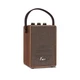 Fuse Andle Brown Real Wood Vintage Retro Bluetooth Speaker w/ Leather Handle