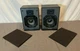 RARE Vintage 1988 Mordaunt-Short MS 15 High-End 2-Way Bookshelf Speakers Black