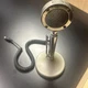 Vintage Astatic D-104 Lollipop Microphone With  Stand & 3 Pin Female Connector
