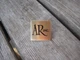 Acoustic Research Speaker Brass Badge 1-1/8" AR-3 AR-2 AR-2a Logo Tag THE BEST