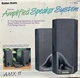 Radio Shack AMX-11 Amplified Portable Speakers 40-1324 Vintage 9&rdquo; Tall