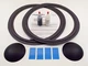 JBL LE15 LE15A PR15 -15" Woofer Foam Speaker Repair Kit w/ Shims & Dust Caps!