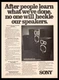 1977 Sony SSU-3000, 4000 speakers-Original Vintage print ad / mini-poster 1977 Sony SSU-3000, 4000 speakers-Original Vintage print ad / mini-poster