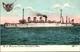 US Protected Cruiser Columbia Warship Postcard 1898 William H. Hall