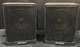 Optimus XTS-25 Bookshelf Speakers Walnut Grain Working.