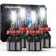 For Cadillac CTS CT-S 08-2014 Combo 6000K LED Headlight Bulbs High Low Beam