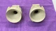 2X LAFAYETTE Model SK-253 TWEETERs 20Watts 16ohm Japan Aluminum RARE NEED COILS