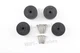 4 New FEET w/ hardware for Sansui G-9700 G-8700 G-8700DB Heavy-Duty Foot Parts