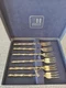 Vintage 1960s Oxford Hall Gold-Plated Bamboo Styled Dessert/Hors D'OEUVRES FORKS Vintage 1960s Oxford Hall Gold-Plated Bamboo Styled Dessert/Hors D'OEUVRES FORKS