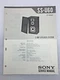 Original OEM Sony SS-U60 Service Manual Repair 3 Way Speaker System 1980 Original OEM Sony SS-U60 Service Manual Repair 3 Way Speaker System 1980