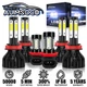 For Cadillac CTS 2008-2015 6000K LED Headlight & Fog Light Bulbs Bright Kit