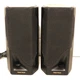 Radio Shack AMX-11 Amplified Portable Speakers 40-1324 Vintage 9&rdquo; Tall