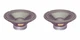 NEW (2) 8" Woofer Speakers 8ohm Bass Home Audio Stereo Replacement Pair