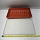 Vintage 80's - Tupperware Season N Serve Marinade Container~ Paprika Red 1292-8