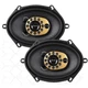 Jensen JS68T 5" x 7" / 6" x 8" 3-Way 250W Peak 4-Ohms Full Range TRIAX Speakers