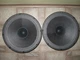 Pair (2) Vintage Pyle 12" Speakers  8 ohm  985-034626 Ribbed Cone