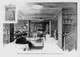 COLUMBIA UNIVERSITY AVERY ARCHITECTURAL LIBRARY ANTIQUE 1898 ENGRAVING COLUMBIA