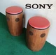 *NO SHIPPING* LOCAL PICK-UP ONLY  Sony SS-9500 Vintage MCM Design Bongo Speakers