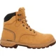 Men's Rocky Rams Horn Western Work Boots, Wheat, 10 D Medium US