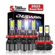 For 2008-2014 Cadillac CTS Sedan 6X 6000K LED Headlight Bulbs Hi/Lo + Fog Light