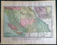 British Columbia Province Antique 1898 Graphic Illustration Map Atlas Print