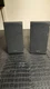 Infinity Universal Satellite Speakers Pair US-1 333592 W/ Brackets -Sound Great Infinity Universal Satellite Speakers Pair US-1 333592 W/ Brackets -Sound Great