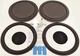 ESS AMT-1A Speaker Repair Refoam Kit 12" Passive Radiator & 12" Woofer w/ Caps!